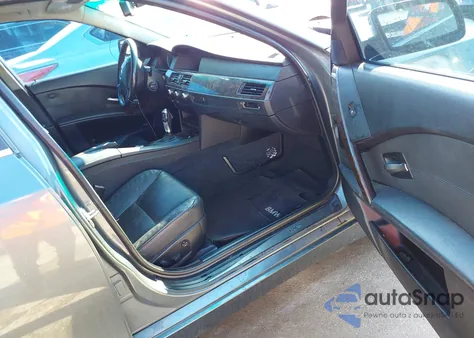 2006 BMW 530I из США, поврежденный, VIN WBANE73516CM43799